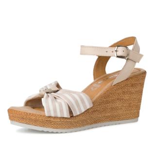 Dámské sandály TAMARIS 28346-28-404 béžová S2