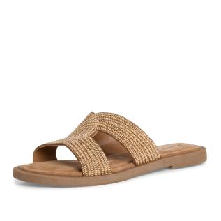 Dámské nazouváky TAMARIS 27113-42-963 zlatá S5