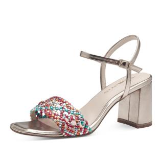 Dámské sandály TAMARIS 28055-42-902 zlatá S4