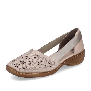 Dámské baleríny RIEKER 41356-60 béžová S5