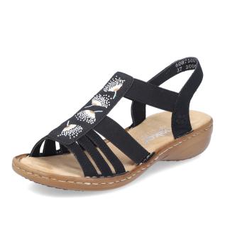Dámské sandály RIEKER 60875-00 černá S5