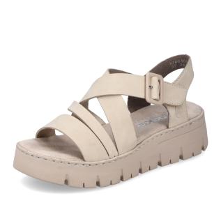Dámské sandály RIEKER V1063-60 béžová S5