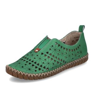 Dámské mokasíny RIEKER M2852-52 zelená S5