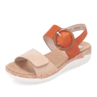 Dámské sandály REMONTE R6853-39 oranžová S5
