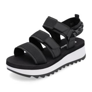 Dámské sandály RIEKER W3052-00 černá S5