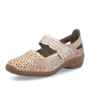 Dámské polobotky RIEKER 41399-92 béžová S5