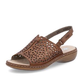 Dámské sandály RIEKER 65985-25 hnědá S5