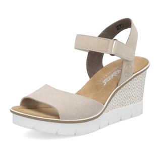 Dámské sandály RIEKER 68590-60   BEIGE   F/S5