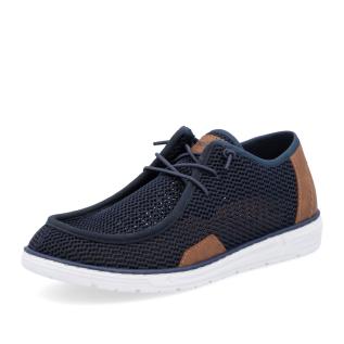 Pánské polobotky RIEKER 08659-14 modrá S5