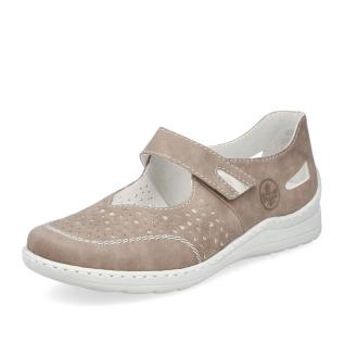 Dámské polobotky RIEKER 48996-62 béžová S5
