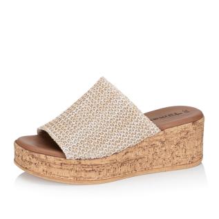 Dámské nazouváky TAMARIS 27205-44-318 béžová S5