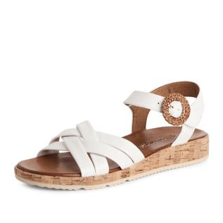 Dámské sandály TAMARIS 28129-44-117 bílá S5