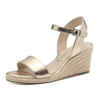 Dámské sandály TAMARIS 28300-42-933 zlatá S5