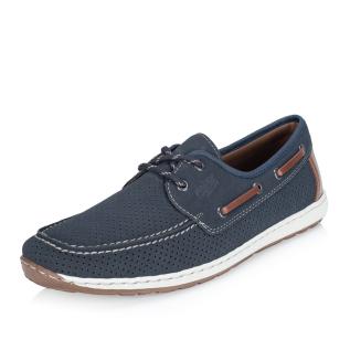 Pánské polobotky RIEKER 08816-14 modrá S6