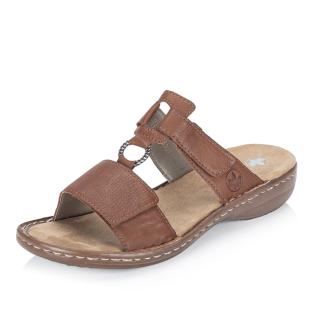 Dámské nazouváky RIEKER 60885-24 hnědá S6