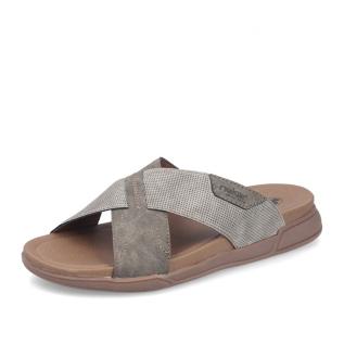 Pánské nazouváky RIEKER 27080-25 šedá S6