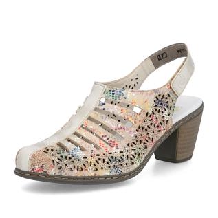 Dámské lodičky RIEKER 40959-90 béžová S6