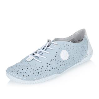 Dámské polobotky RIEKER 43656-12 modrá S6