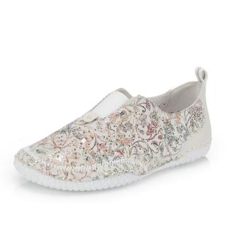 Dámské mokasíny RIEKER 43663-90 šedá S6