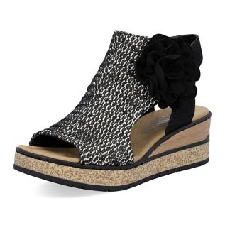 Dámské sandály RIEKER 63791-01 černá S6