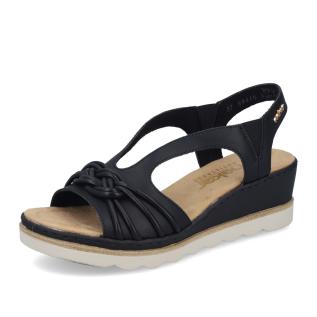 Dámské sandály RIEKER 67471-00 černá S6