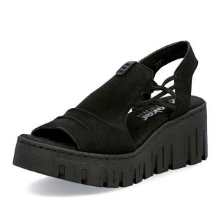 Dámské sandály RIEKER 68075-00 černá S6