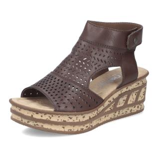 Dámské sandály RIEKER 68185-24 hnědá S6