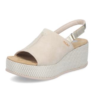 Dámské sandály RIEKER 69460-62 béžová S6