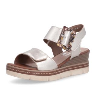 Dámské sandály REMONTE D2L53-90 zlatá S6