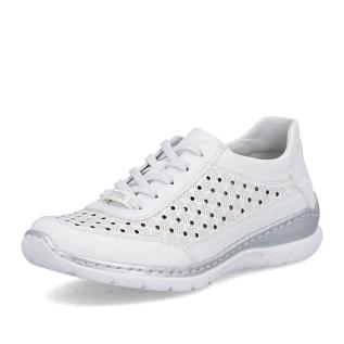 Dámské polobotky RIEKER L3217-80 bílá S6