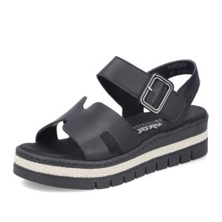 Dámské sandály RIEKER V4952-00 černá S6