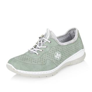 Dámské polobotky RIEKER L32N0-52 zelená S6