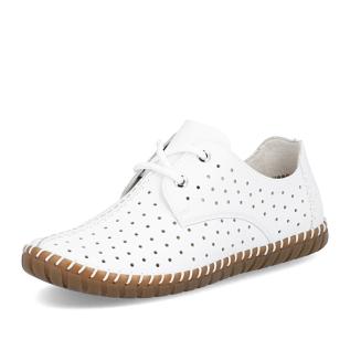 Dámské polobotky RIEKER M2801-80 bílá S6