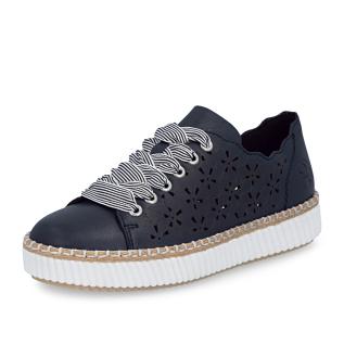 Dámské polobotky RIEKER M2902-14 modrá S6