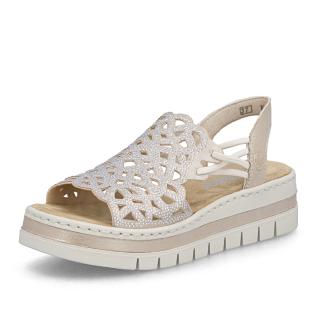 Dámské sandály RIEKER V4941-60 béžová S6