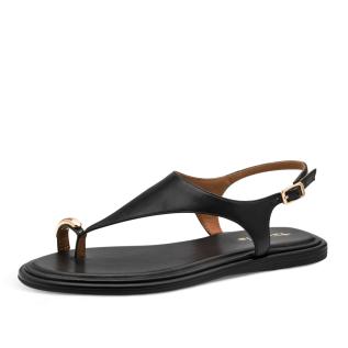 Dámské sandály TAMARIS 1-28142-46   BLACK LEATHER 003   F/S6