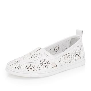 Dámské mokasíny IBERIUS 0109-021 bílá S6