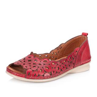 Dámské baleríny IBERIUS 5612-507 červená S6