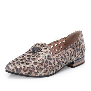 Dámské mokasíny IBERIUS G013-G355-T02 98 zlatá S6