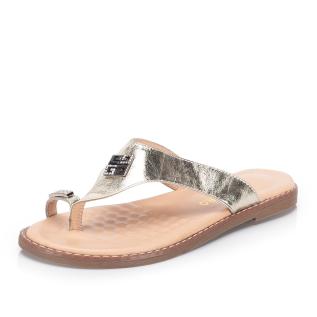 Dámské nazouváky IBERIUS G693-101-1 04-1 zlatá S6