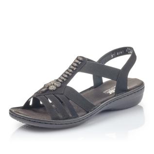 Dámské sandály RIEKER 60806-00 černá S5
