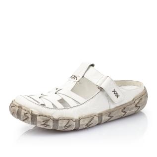 Dámské nazouváky RIEKER L0396-80 bílá S5