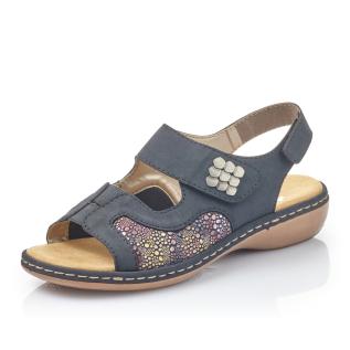 Dámské sandály RIEKER 65989-14 modrá S5