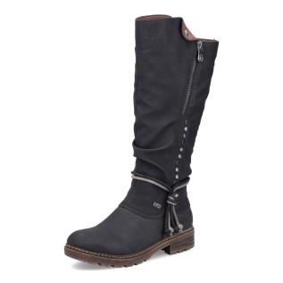 Dámské kozačky RIEKER Z4759-01 černá W4