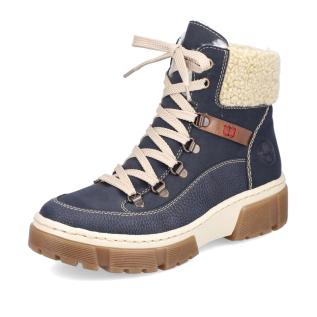 Dámská kotníková obuv RIEKER X8638-14 modrá W5