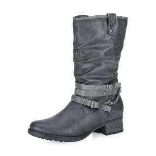 Dámské kozačky MUSTANG 1229605-259 šedá W4