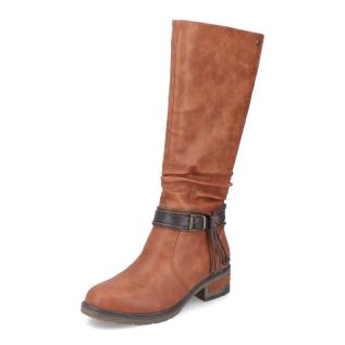 Dámské kozačky RIEKER 91694-24 hnědá W3