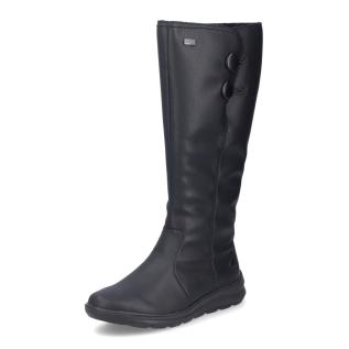 Dámské kozačky RIEKER Z0090-00 černá W4