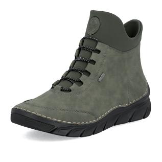 Dámská kotníková obuv RIEKER 55069-54 zelená W5