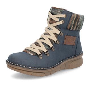 Dámská kotníková obuv RIEKER 73343-15 modrá W5